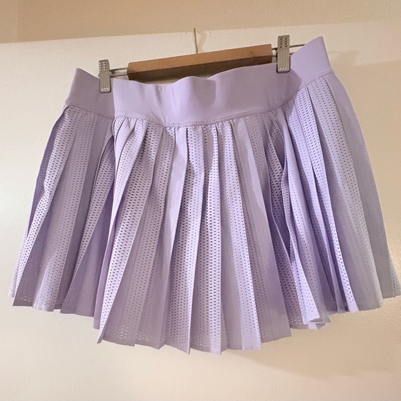 Lululemon - Pleated Open-knit HR Tennis Skirt (Lilac Smoke) - Picture 3 of 11